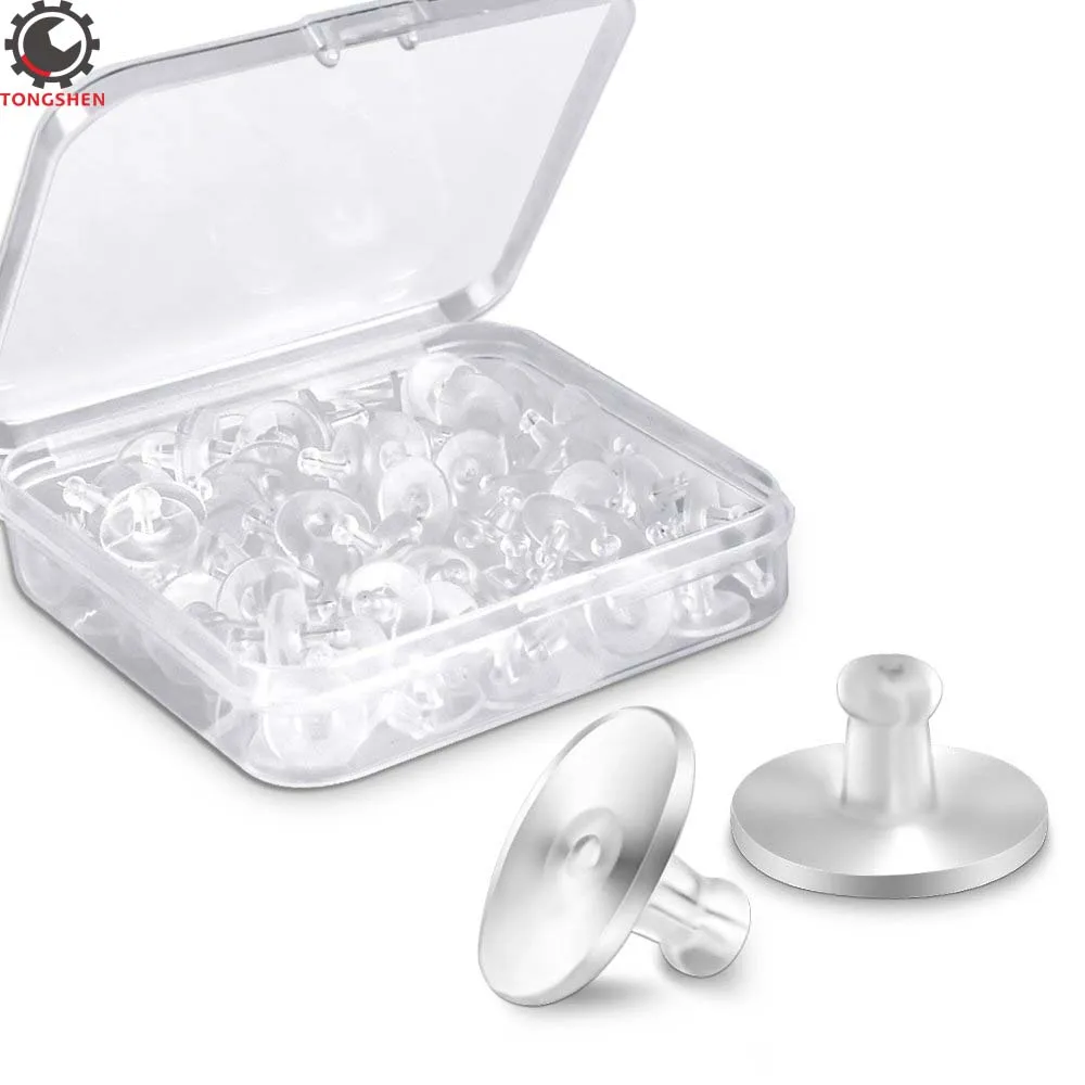 120pcs Silicone Earring Back Pads Safety Clear Rubber Earring Clutch Earring Stoper Earring Safety Backs Clutch Pad
120pcs Silicone Earring Back Pads Safety Clear Rubber Earring Clutch Earring Stoper Earring Safety Backs Clutch Pad