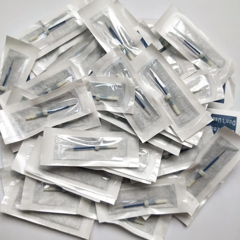 50pcs 2R Permanent Makeup Sterilized Card Needles for Professional Taiwan Dargon Tattoo Machine
50pcs 2R Permanent Makeup Sterilized Card Needles for Professional Taiwan Dargon Tattoo Machine