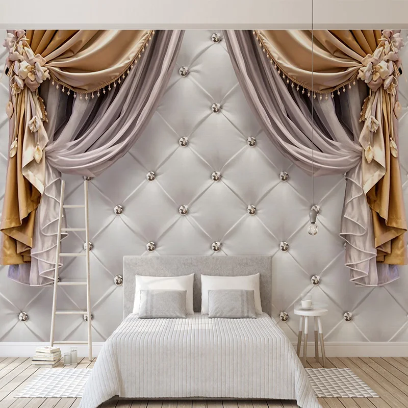Custom Any Size 3D Wallpaper Modern European Curtains Soft Backgrounds Mural Living Room Sofa Bedroom Home Decor Wall Painting
Custom Any Size 3D Wallpaper Modern European Curtains Soft Backgrounds Mural Living Room Sofa Bedroom Home Decor Wall Painting