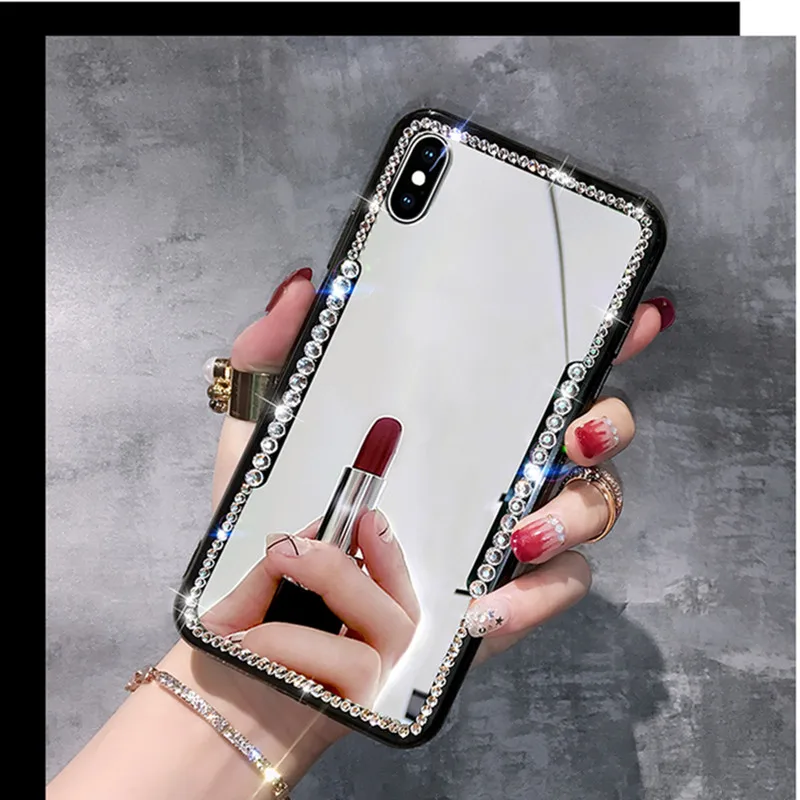 Fashion Sexy Mirror Rhinestone Makeup Female Case For Huawei Honor 30 V30 Pro 30S 30Lite Y5 Y6 Y7 Y9 Prime 2019 Soft Shell Funda
Fashion Sexy Mirror Rhinestone Makeup Female Case For Huawei Honor 30 V30 Pro 30S 30Lite Y5 Y6 Y7 Y9 Prime 2019 Soft Shell Funda