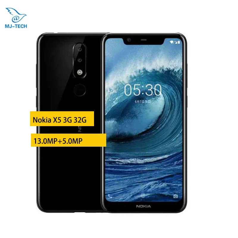 Nokia X5 смартфон на Android 8 1 восемь ядер экран 3060 дюйма 3 ГБ + 32 ГБ|Смартфоны| |