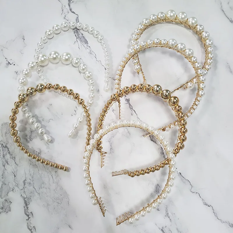2021 Pearl Headband Gold Multi Color Simulated Hairbands For Women Wholesale Hair Jewelry Accessories Wedding Holiday Party Gift
2021 Pearl Headband Gold Multi Color Simulated Hairbands For Women Wholesale Hair Jewelry Accessories Wedding Holiday Party Gift