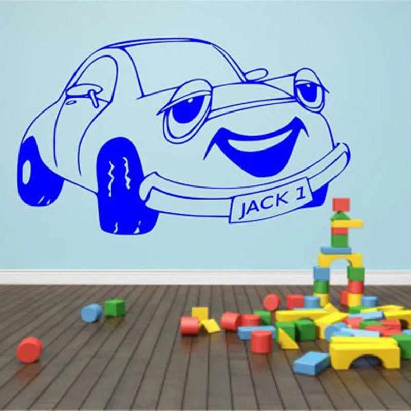 Personalised Name Cartoon Car Wall Stickers For girls boys room Wall Art Decal Transfer Mural Wall Decor l185
Personalised Name Cartoon Car Wall Stickers For girls boys room Wall Art Decal Transfer Mural Wall Decor l185