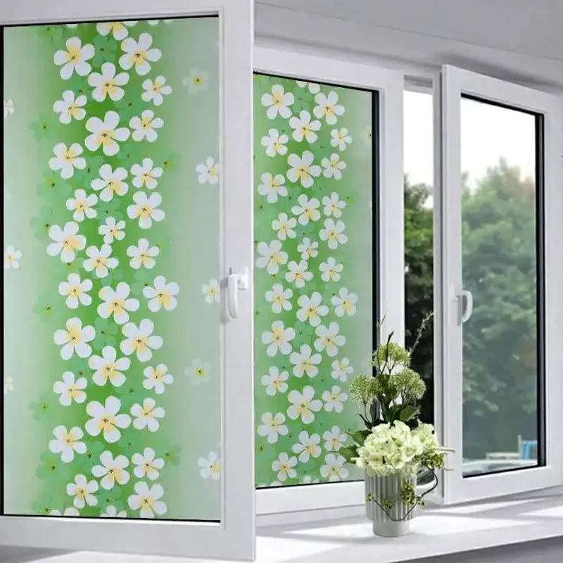 Green Flower Glass Sticker Stained Window film Bathroom Balcony Sliding Door Frosted Self-adhesive Privacy home decor 90X200cm
Green Flower Glass Sticker Stained Window film Bathroom Balcony Sliding Door Frosted Self-adhesive Privacy home decor 90X200cm