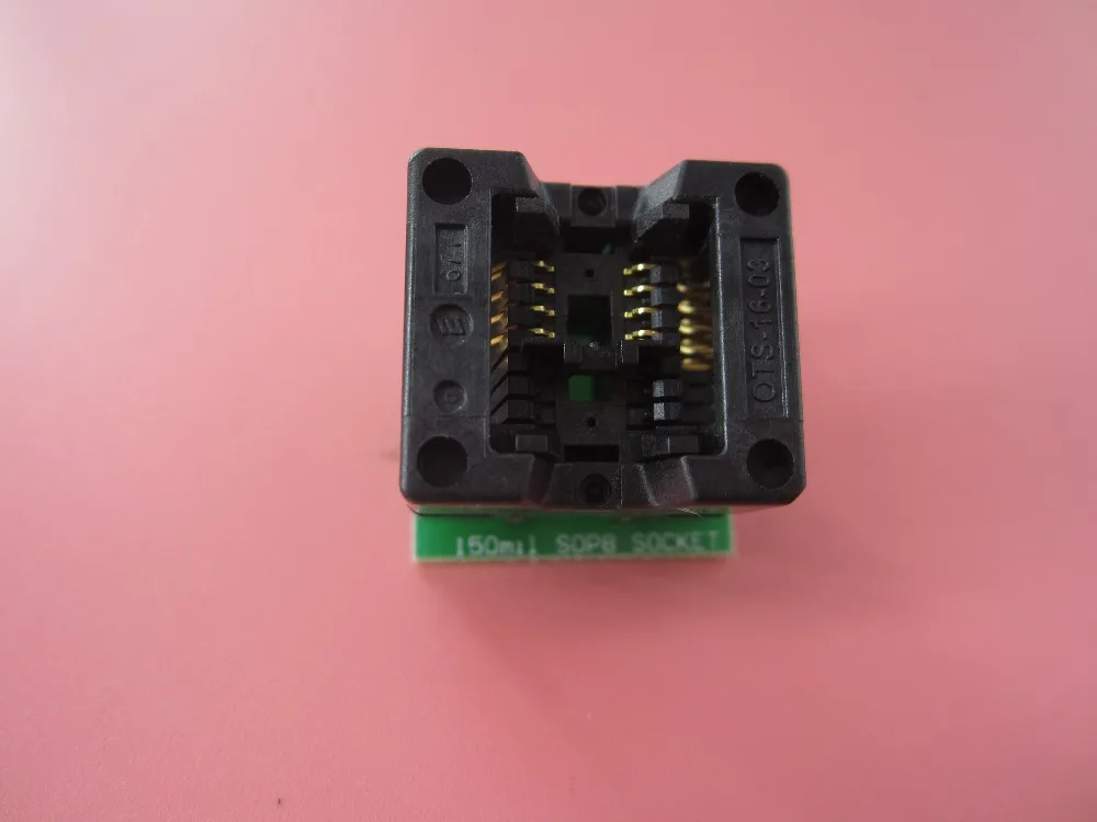 1 шт./лот SOIC8 поворот DIP8 SOP8 К DIP8 IC Разъем программатор адаптер разъем 150 мил высокое качество
1 шт./лот SOIC8 поворот DIP8 SOP8 К DIP8 IC Разъем программатор адаптер разъем 150 мил высокое качество