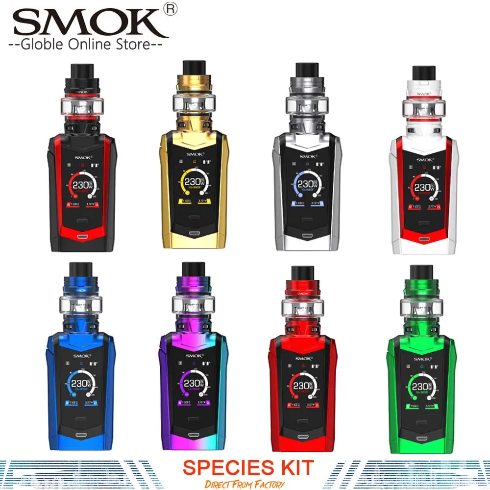 Предпродажа аутентичный SMOK видовой комплект 230 Вт вид мод 5 мл TFV8 Baby V2 Tank A1 A2