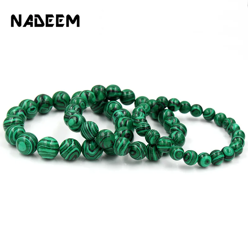 Fashion 6/8/10/12mm Green Malachite Stone Beads Bracelets & Bangle for Women Men Crystal Charm Bracelet Buddhist Beads Jewelry
Fashion 6/8/10/12mm Green Malachite Stone Beads Bracelets & Bangle for Women Men Crystal Charm Bracelet Buddhist Beads Jewelry