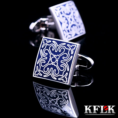 KFLK shirt cufflinks for mens Brand cuff buttons wedding cuff links Blue art gemelos High Quality abotoaduras Designer Jewelry
KFLK shirt cufflinks for mens Brand cuff buttons wedding cuff links Blue art gemelos High Quality abotoaduras Designer Jewelry