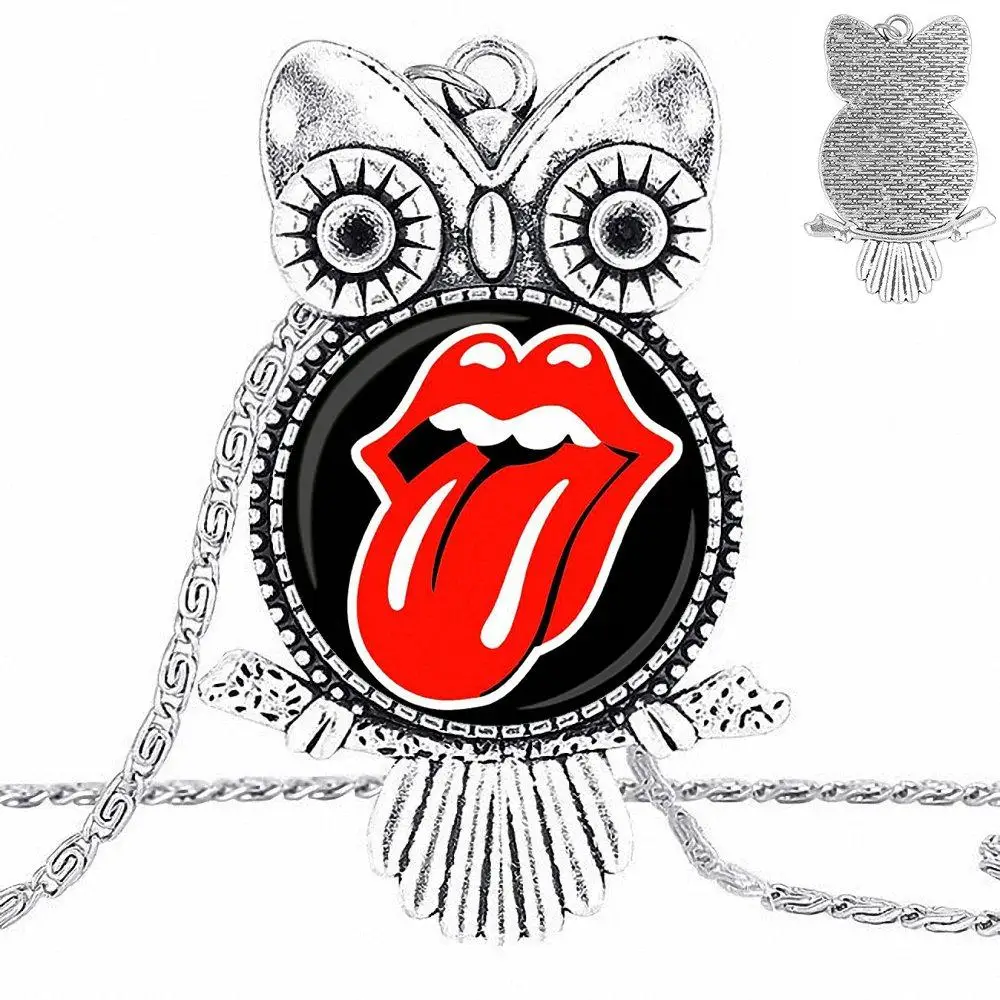 EJ Glaze Glass Cabochon Necklace With Women Statement Pendant Owl Necklaces Jewelry For Unisex Party Gift Red Tongue
EJ Glaze Glass Cabochon Necklace With Women Statement Pendant Owl Necklaces Jewelry For Unisex Party Gift Red Tongue