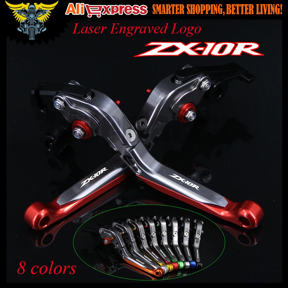 Для kawasaki ZX10R 2006 2015 2007 2008 2009 2010 2011 2012 2013 2014 Красный и Титан Регулируемый Мотоцикл с