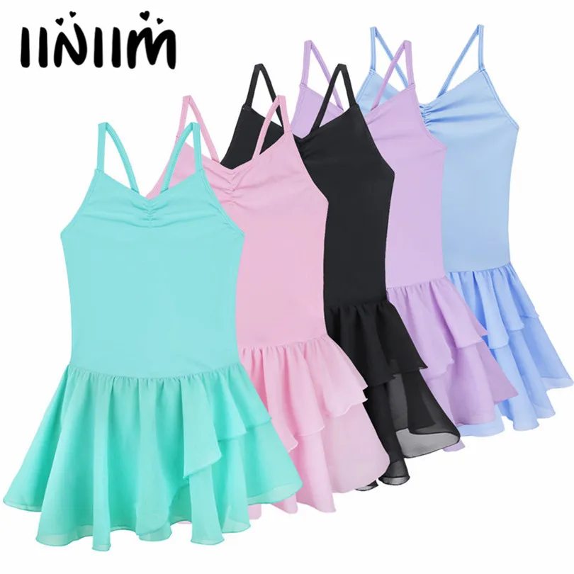 iiniim Kids Ballet Leotard Dress Spaghetti Strap Ballerina Dance Costumes Gymnastics Leotard Tutu Dress for Girls Dance Wear
iiniim Kids Ballet Leotard Dress Spaghetti Strap Ballerina Dance Costumes Gymnastics Leotard Tutu Dress for Girls Dance Wear