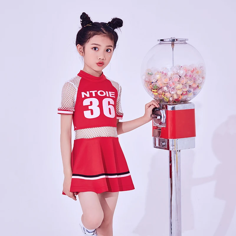 Hip Hop Dance Costumes Kids Jazz Dance Child Costume Short Sleeve Cheerleader Dress Girls Dancing Clothes Stage Wear DNV10138
Hip Hop Dance Costumes Kids Jazz Dance Child Costume Short Sleeve Cheerleader Dress Girls Dancing Clothes Stage Wear DNV10138