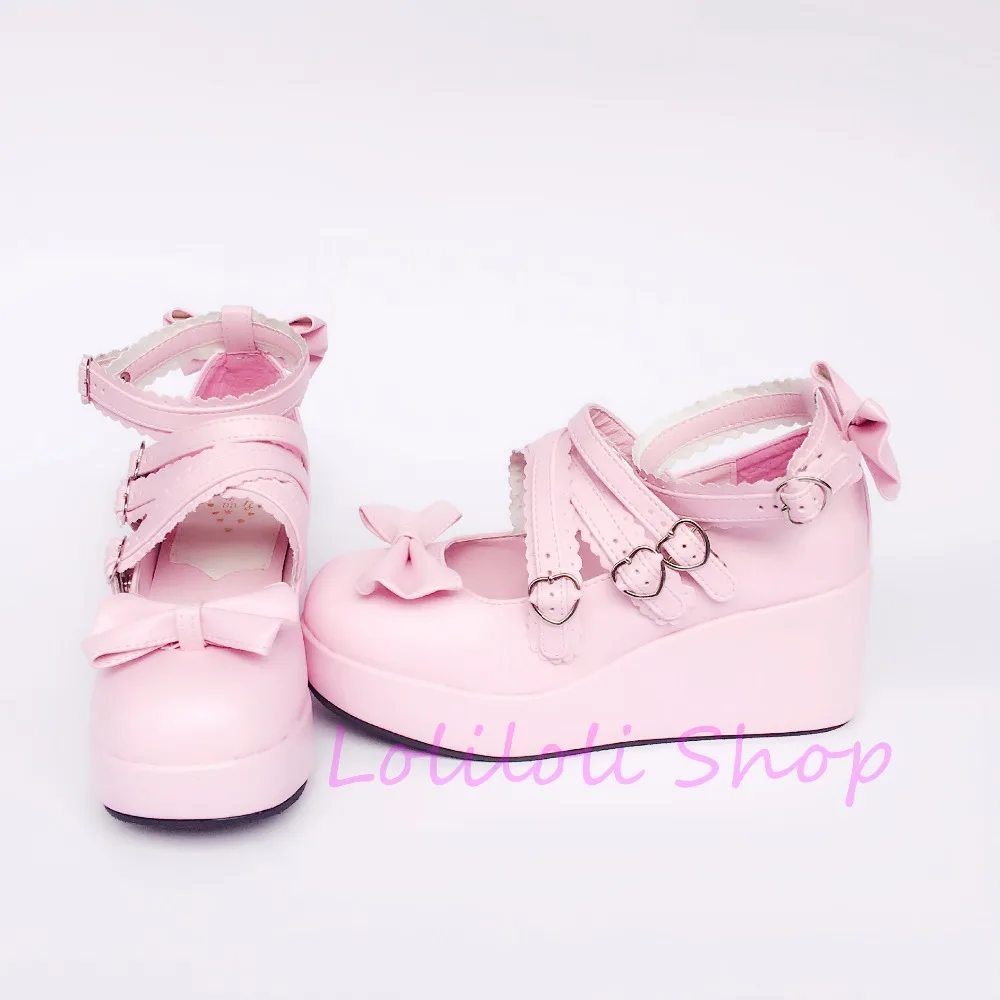 Princess sweet punk shoes loliloli yoyo Japanese design custom big size pink bright skin buckle strap high-heeled shoes a714
Princess sweet punk shoes loliloli yoyo Japanese design custom big size pink bright skin buckle strap high-heeled shoes a714