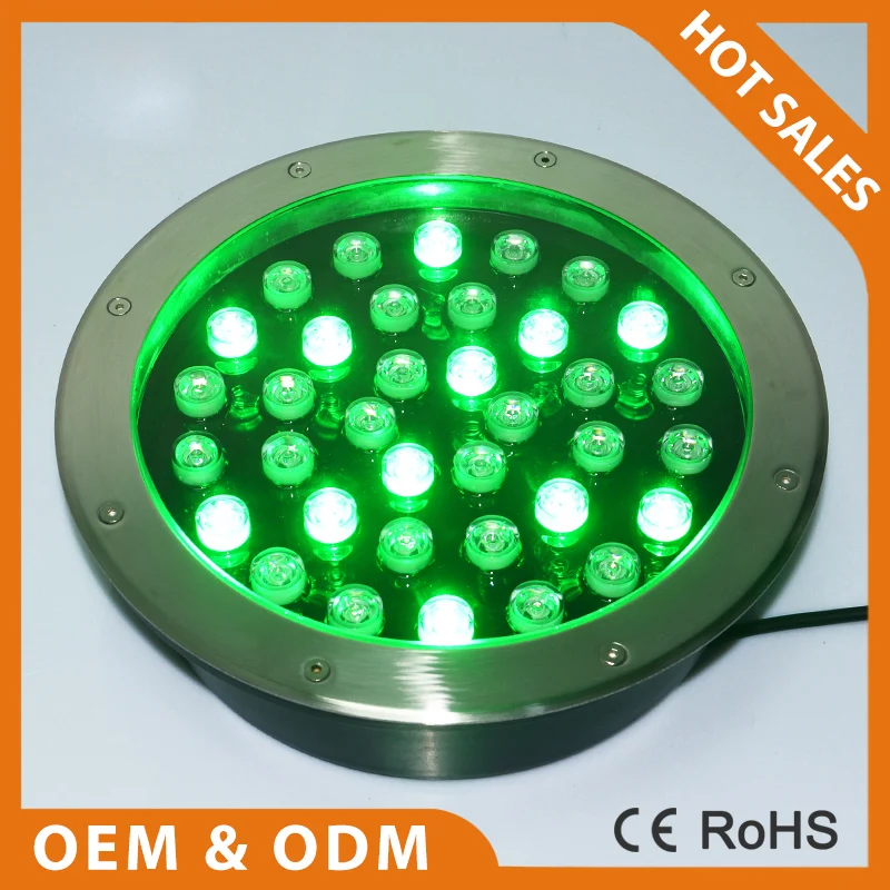 IP65 220 в 110 В RGB светодиодный подземный светильник 36 Вт 24 утопленный напольный для