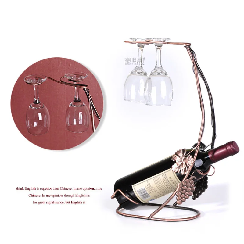 O.RoseLif New Decorative Metal Wine Racks Hanging Wine Glass Rack Fashion Barware Home Decoration Accessories Hot Sell
O.RoseLif New Decorative Metal Wine Racks Hanging Wine Glass Rack Fashion Barware Home Decoration Accessories Hot Sell