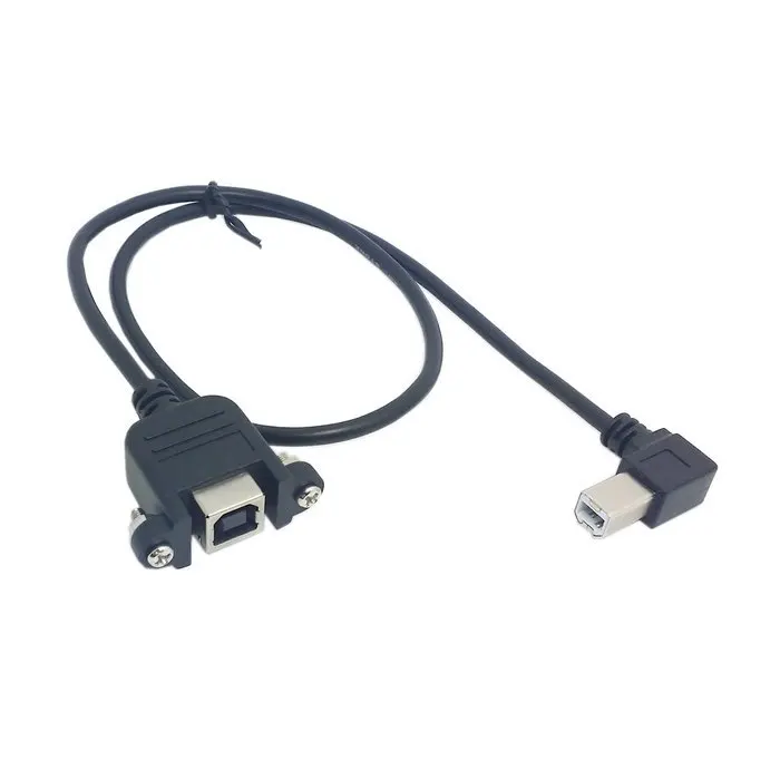 100pcs 90 Degree Right Angled USB B Male type to Female extension cable with screws for Panel Mount 70cm
100pcs 90 Degree Right Angled USB B Male type to Female extension cable with screws for Panel Mount 70cm