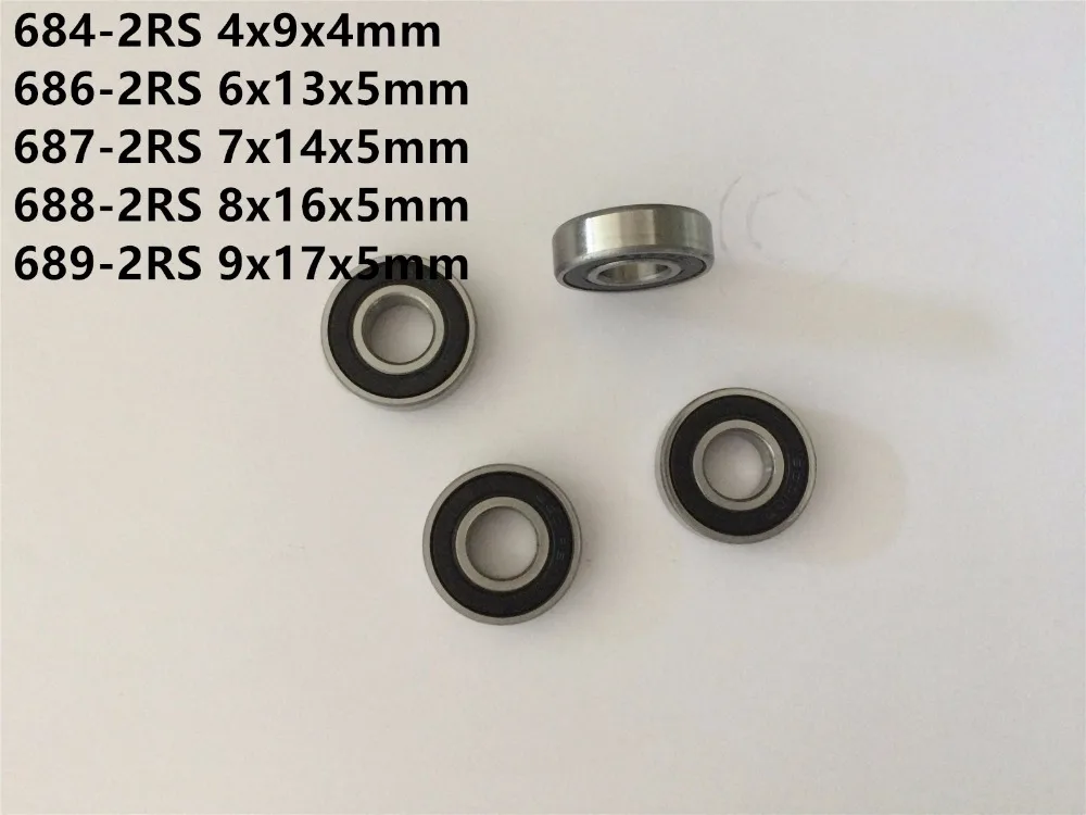 10pcs 684-2RS 685-2RS 686-2RS 687-2RS 688-2RS 689-2RS Mini Bearing Deep Groove Rubber Sealed Miniature Bearing Ball Bearings
10pcs 684-2RS 685-2RS 686-2RS 687-2RS 688-2RS 689-2RS Mini Bearing Deep Groove Rubber Sealed Miniature Bearing Ball Bearings
