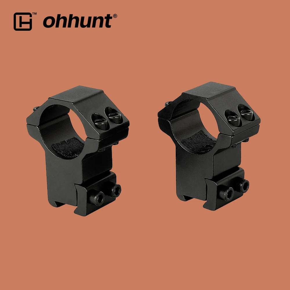 ohhunt 1" 2PCs Hunting Scope Mount 25.4mm High Profile Dovetail Rail Rings 11mm with Stop Pin .22 Airgun Rail Base Riflescope
ohhunt 1" 2PCs Hunting Scope Mount 25.4mm High Profile Dovetail Rail Rings 11mm with Stop Pin .22 Airgun Rail Base Riflescope