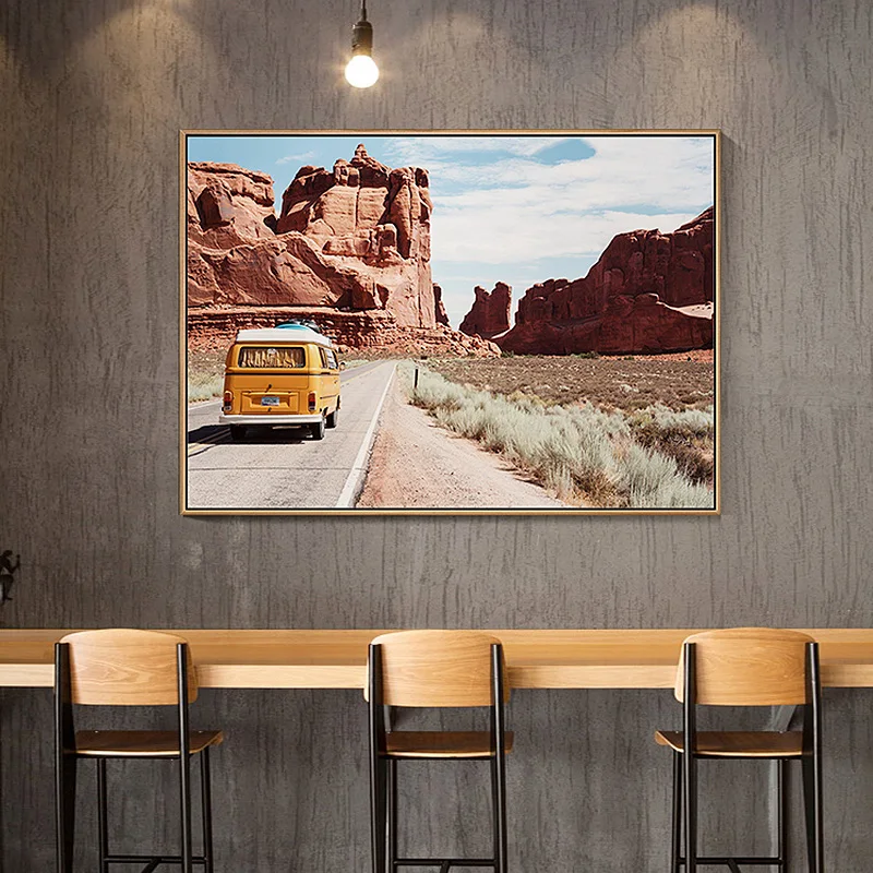 Yellow Car Journey Landscape Poster And Print Canvas Oil Painting For Living Room Bedroom Modern Home Decoration Art Picture
Yellow Car Journey Landscape Poster And Print Canvas Oil Painting For Living Room Bedroom Modern Home Decoration Art Picture