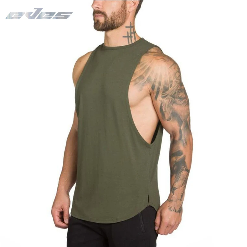 EVES Musculation Gym Clothing Fitness Men Tank Top Army Green Mens Bodybuilding Workout Singlet Curved Hem Sleeveless Shirt
EVES Musculation Gym Clothing Fitness Men Tank Top Army Green Mens Bodybuilding Workout Singlet Curved Hem Sleeveless Shirt