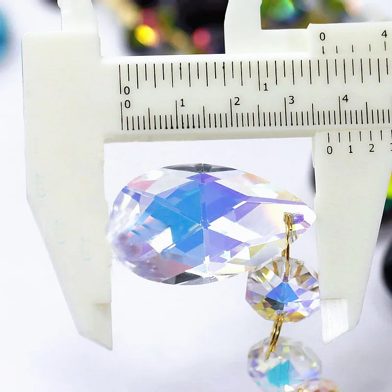 6pcs/lot (105MM) Clear AB Crystal Glass chandelier Parts ( 38mm Crystal Glass angel tear with 3pcs 14mm octagon Beads)
6pcs/lot (105MM) Clear AB Crystal Glass chandelier Parts ( 38mm Crystal Glass angel tear with 3pcs 14mm octagon Beads)