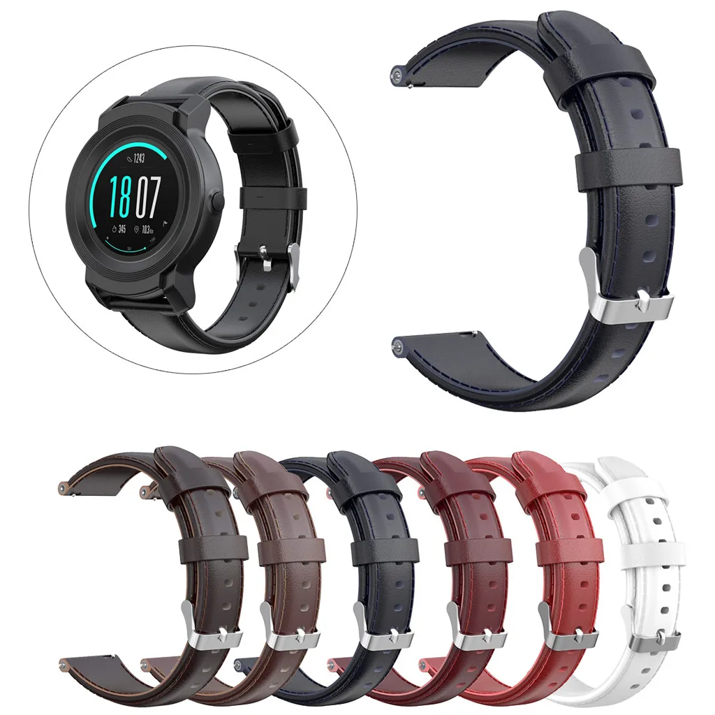 Гладкая кожа Замена Пряжка для ремешков наручных часов ремешок Ticwatch Pro E2