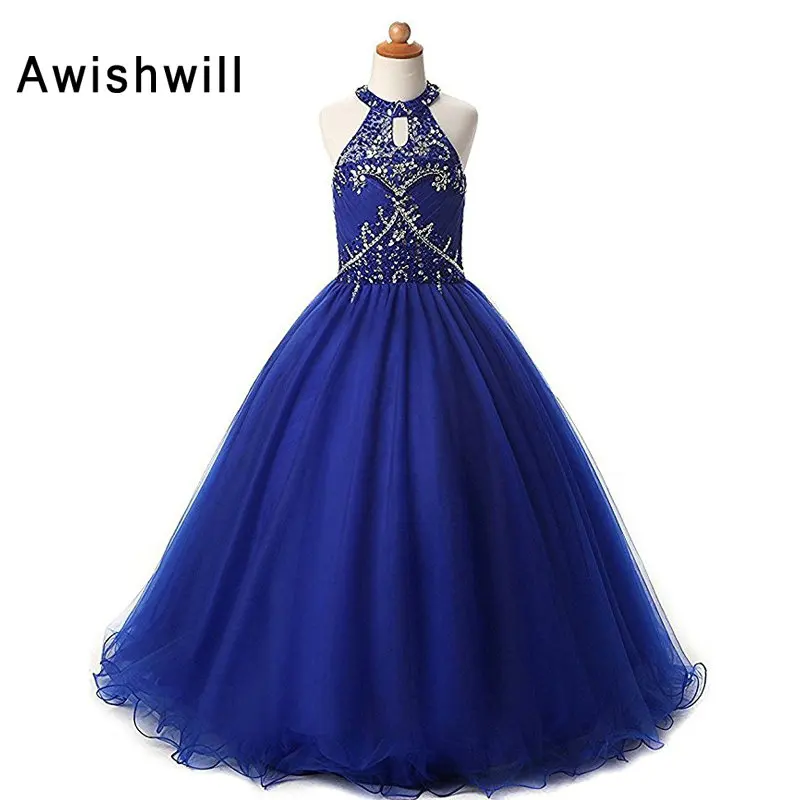 NEW Arrival O-neck Sleeveless Beadings Tulle Floor Length Ball Gown Communion Dresses for Girls Pageant Dresses for Girls Glitz
NEW Arrival O-neck Sleeveless Beadings Tulle Floor Length Ball Gown Communion Dresses for Girls Pageant Dresses for Girls Glitz