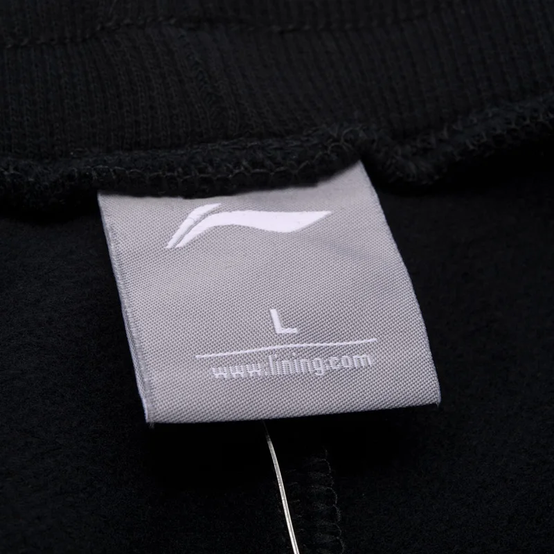 Li-Ning мужские трендовые спортивные штаны с подкладкой из 90% хлопка и 10% полиэстера