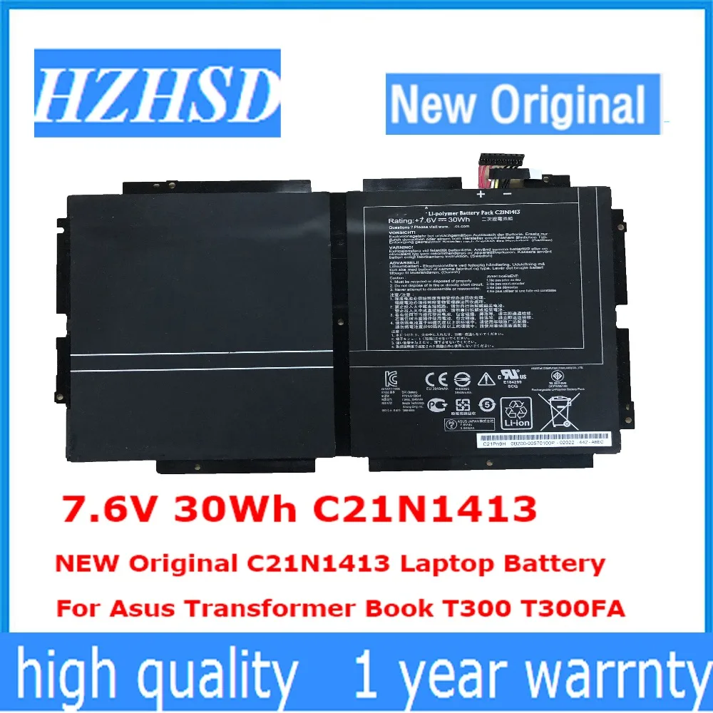 7.6V 30Wh C21N1413 NEW Original C21N1413 Laptop Battery For Asus Transformer Book T300 T300FA
7.6V 30Wh C21N1413 NEW Original C21N1413 Laptop Battery For Asus Transformer Book T300 T300FA