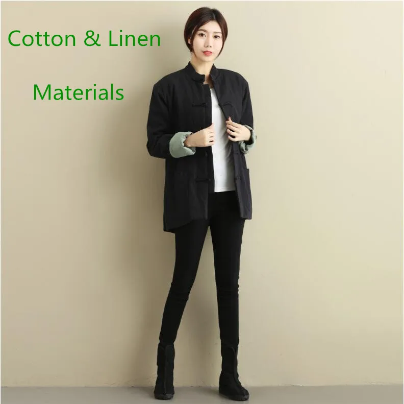 Unisex Chinese folk style short Linen Wear Outer layer cotton linen overcoat outwear casual Jacket Cashmere double breasted coat
Unisex Chinese folk style short Linen Wear Outer layer cotton linen overcoat outwear casual Jacket Cashmere double breasted coat