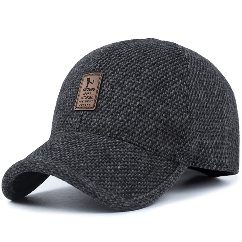 TUNICA Woolen Knitted Design Winter Baseball Cap Men Thicken Warm Hats with Earflaps
TUNICA Woolen Knitted Design Winter Baseball Cap Men Thicken Warm Hats with Earflaps