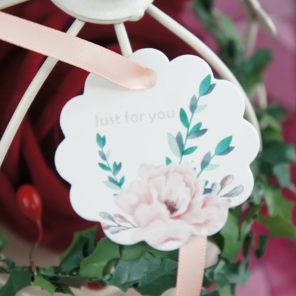 multi-use 50pcs just for you purple flower Scrapbooking decoration tags as wedding gift label DIY gift use
multi-use 50pcs just for you purple flower Scrapbooking decoration tags as wedding gift label DIY gift use