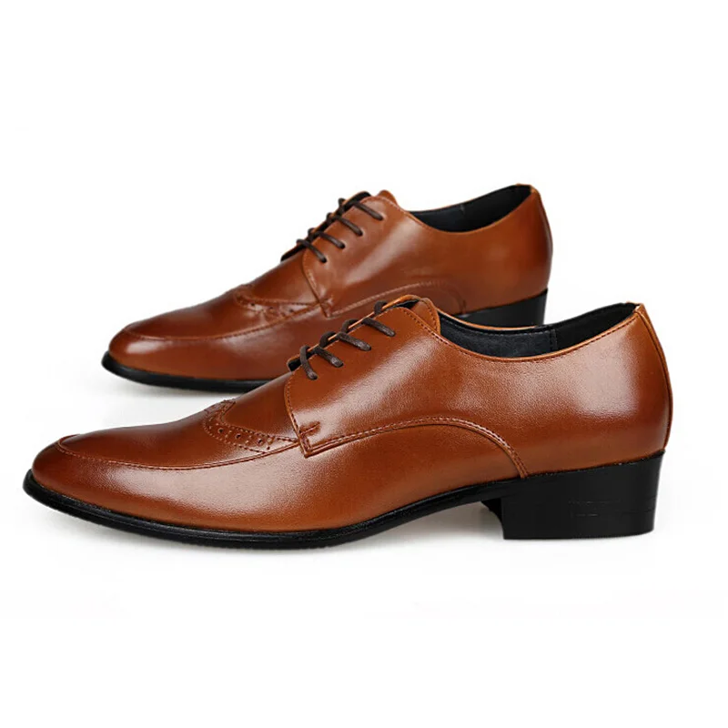 Новинка модные мужские туфли-оксфорды Высококачественная деловая