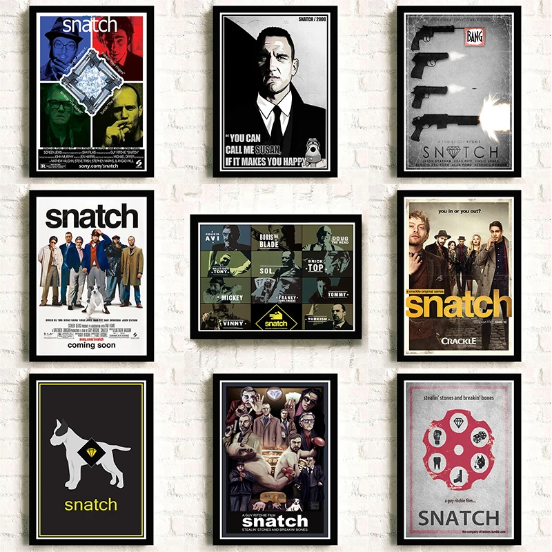 Постеры The Snatch фотообои с белым покрытием принты H четкое изображение украшение