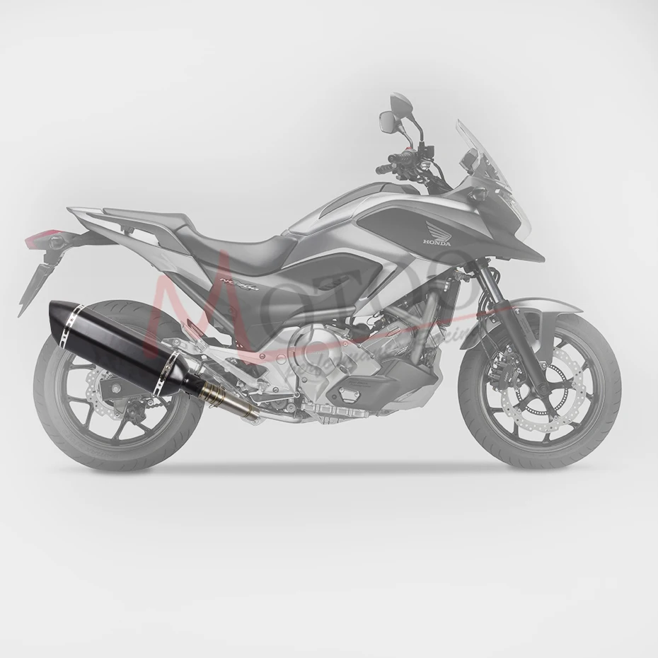 Motoo-47 см без шнуровки для HONDA NC700 NC750 NC750X 2012-2017 выхлопная труба глушителя из