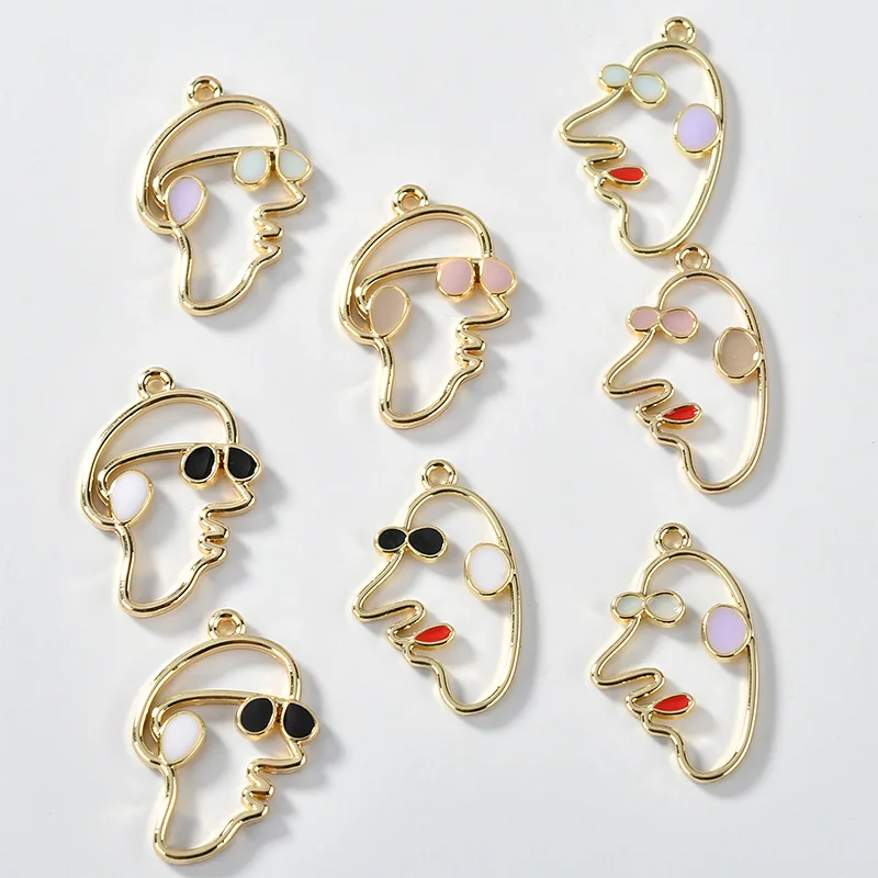 Wholesale 50pcs 13*20MM Enamel Alloy Gold Tone Human Face Man Head Pendant Charms DIY Jewelry Findings Ornament Earring Pendants
Wholesale 50pcs 13*20MM Enamel Alloy Gold Tone Human Face Man Head Pendant Charms DIY Jewelry Findings Ornament Earring Pendants