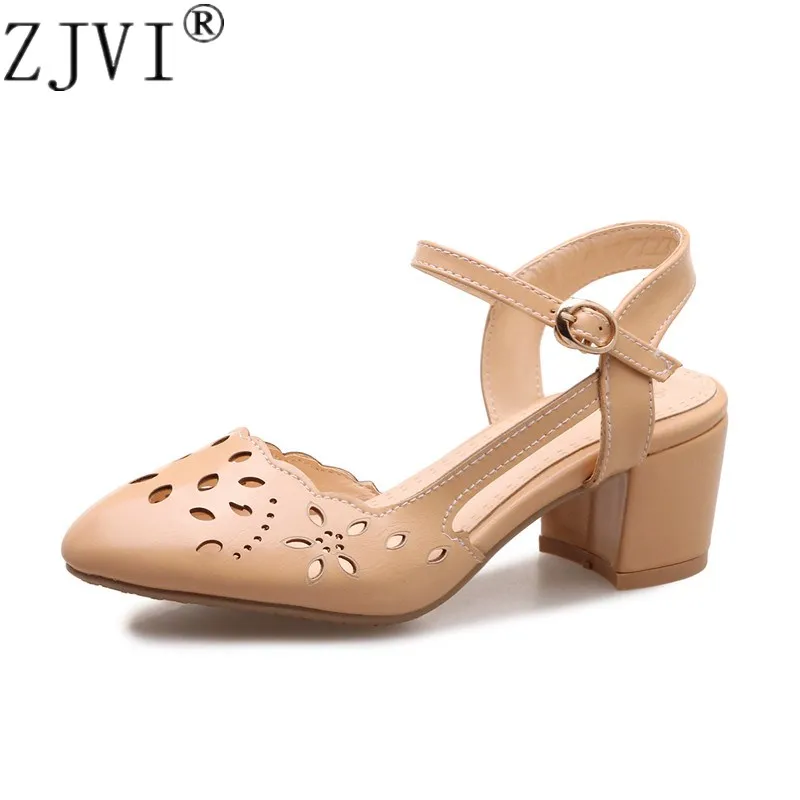 ZJVI Woman Square Heels Sandals Women Summer Round Toe Shoes 2021 Womens Party Ladies Cut Outs Casual Work Sandals Plus Size 4
ZJVI Woman Square Heels Sandals Women Summer Round Toe Shoes 2021 Womens Party Ladies Cut Outs Casual Work Sandals Plus Size 4