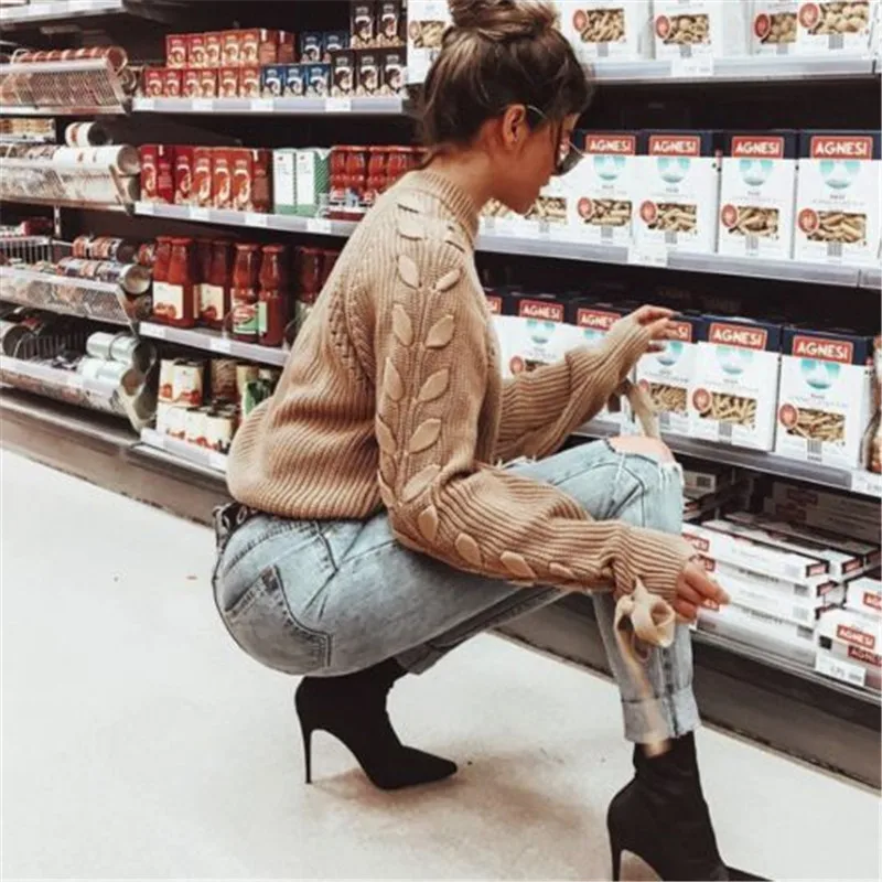 Trendy Women clothes round neck Geometry Long Sleeve Sweater Casual Pullover cotton slim Tops one pieces
Trendy Women clothes round neck Geometry Long Sleeve Sweater Casual Pullover cotton slim Tops one pieces