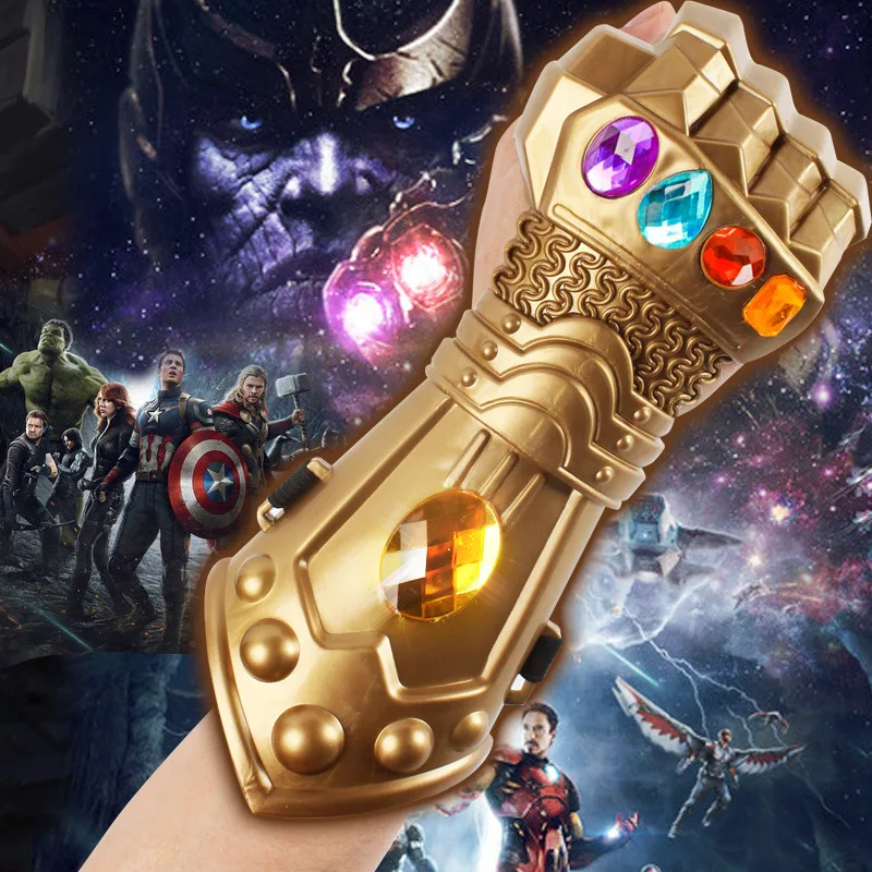 Infinity Gauntlet Cosplay Marvel Avengers 4 Thanos Mask Glove Action Figure Plastic Model Toy Brinquedo Halloween Gift
Infinity Gauntlet Cosplay Marvel Avengers 4 Thanos Mask Glove Action Figure Plastic Model Toy Brinquedo Halloween Gift