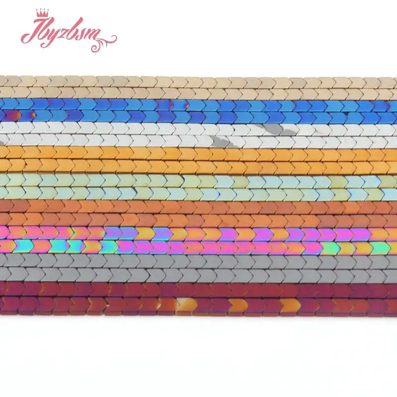 3x3mm Smooth V Shape Hematite Beads No Magnetic Natural Stone Beads For Necklace Bracelet Jewelry Making 15" Free Shipping
3x3mm Smooth V Shape Hematite Beads No Magnetic Natural Stone Beads For Necklace Bracelet Jewelry Making 15" Free Shipping