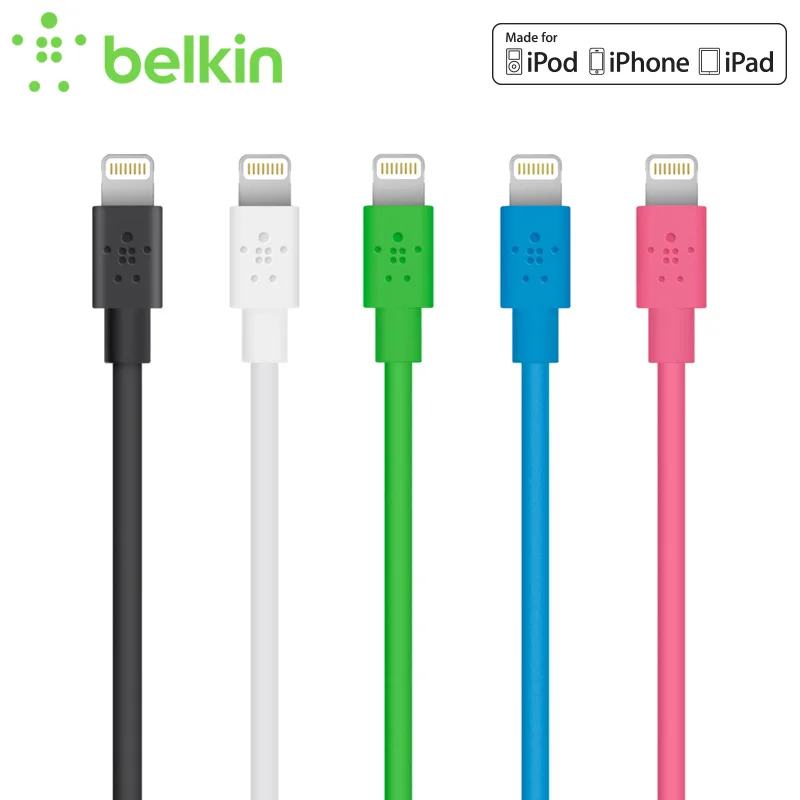 Belkin оригинальный MFi Сертифицированный 8 pin для Lightning/USB кабель мобильного телефона
