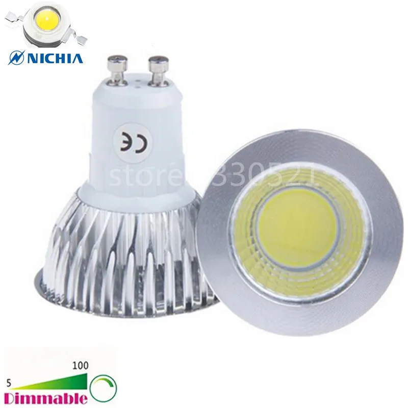 Диммируемые светодиодные точесветильник лампы MR16 GU5.3 GU10 E14 E26 E27 B22 10 шт. 110 В 220