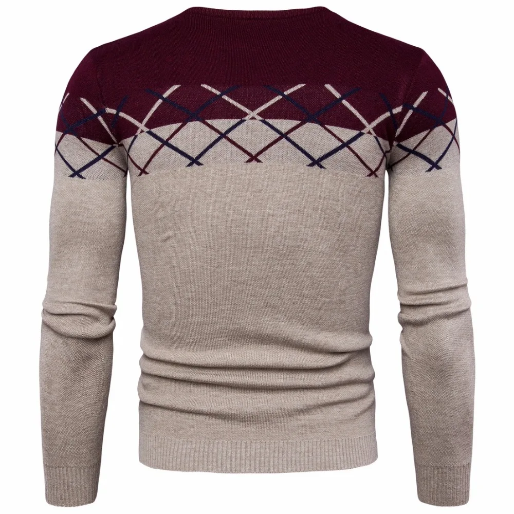 Fashion Men o-neck Plaid Fight Sweater Casual Men Stitching Color Slim Long Sleeve Sweater Male Nice Autumn Winter M-2XL
Fashion Men o-neck Plaid Fight Sweater Casual Men Stitching Color Slim Long Sleeve Sweater Male Nice Autumn Winter M-2XL