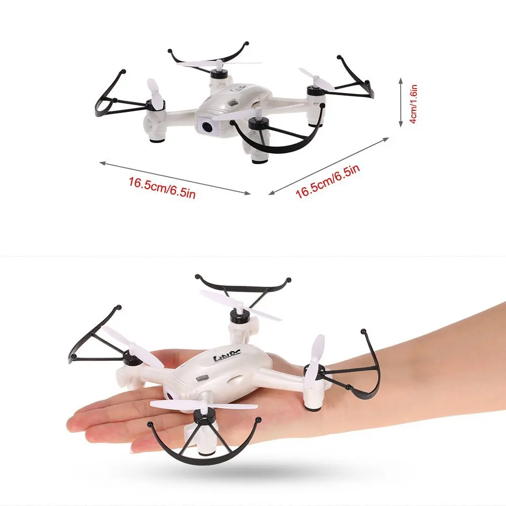 

EBOYU L8HW 2.4G 4CH 720P HD Camera Wifi FPV Drone with Altitude Hold One-Key-return Headless RC Quadcopter Drone Gift RTF