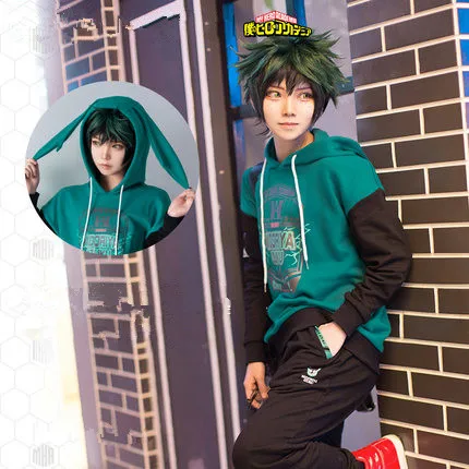 New My Hero Academia Boku no Hero Academia Cosplay Costumes Midoriya Izuku Teens College Cotton Hoodies Jackets Sweatshirts Top
New My Hero Academia Boku no Hero Academia Cosplay Costumes Midoriya Izuku Teens College Cotton Hoodies Jackets Sweatshirts Top