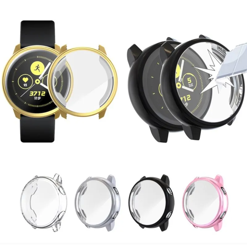 Защитный чехол для часов samsung galaxy watch active Ультратонкий Мягкий силиконовый
