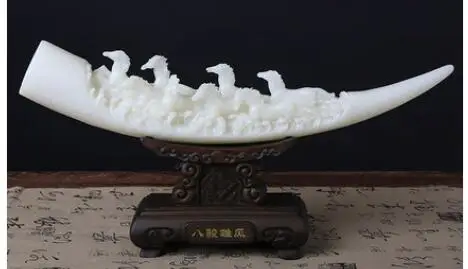 Lucky Ivory Decorations Simple Simulations of Modern Ivory Art Living Room Points Home Crafts Jewelry opening gifts Home
Lucky Ivory Decorations Simple Simulations of Modern Ivory Art Living Room Points Home Crafts Jewelry opening gifts Home
