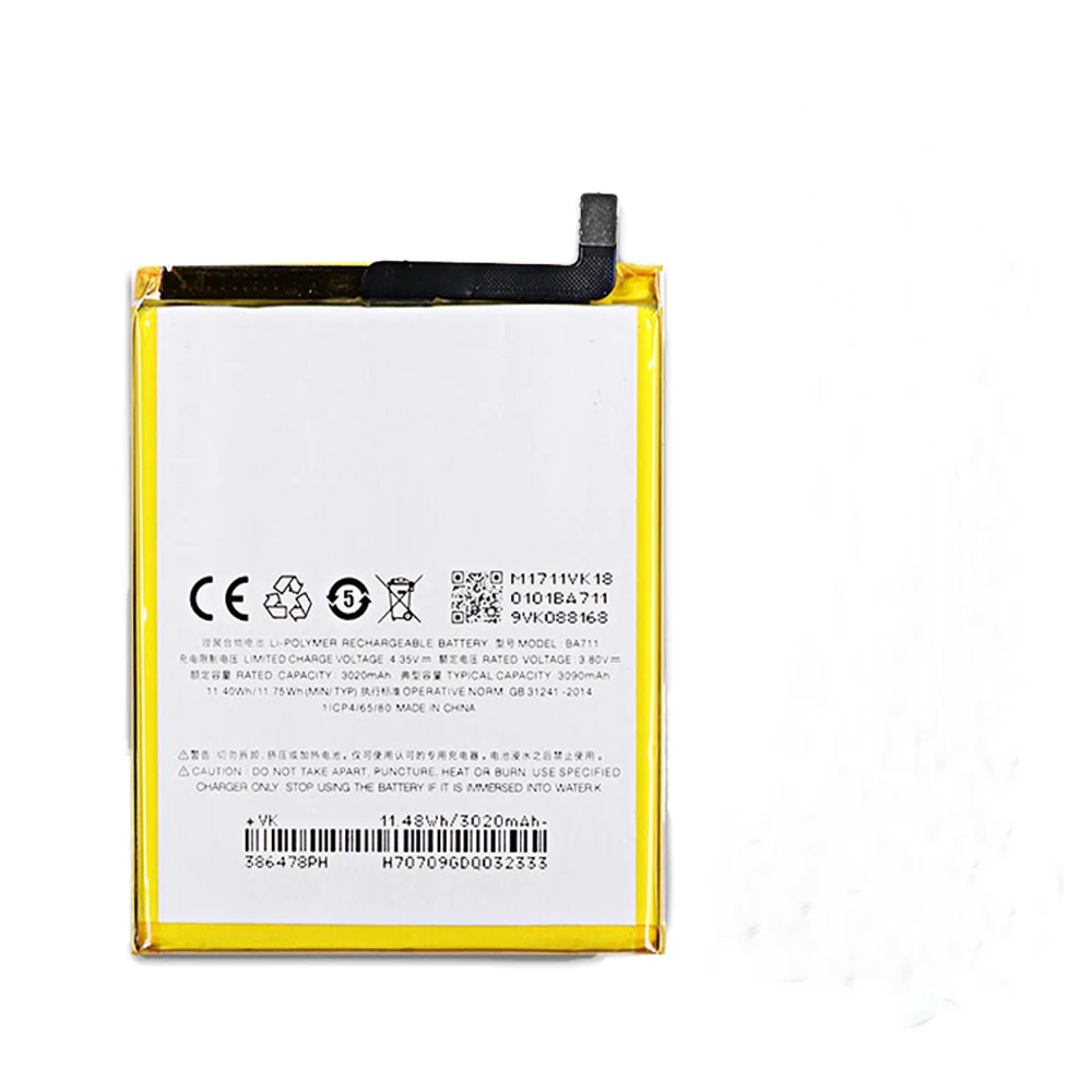 5 шт./лот 3020 мАч BA711 батарея для Meizu meilan M711Q/C/M Замена батареи мобильного телефона
5 шт./лот 3020 мАч BA711 батарея для Meizu meilan M711Q/C/M Замена батареи мобильного телефона