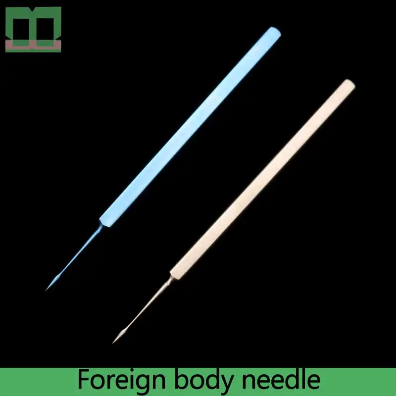 Eye surgical instruments and tools titanium alloy stainless steel 12.5cm straight handle bend handle foreign body needle
Eye surgical instruments and tools titanium alloy stainless steel 12.5cm straight handle bend handle foreign body needle