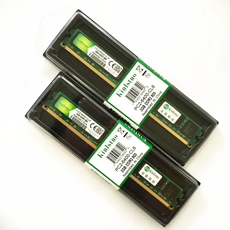 Kinlstuo 4 Гб (2pcsX2GB) DDR2 2 Гб оперативной памяти 800 МГц PC2-6400 240Pin 1,8 V CL6 Desktop Memory отличного качества
Kinlstuo 4 Гб (2pcsX2GB) DDR2 2 Гб оперативной памяти 800 МГц PC2-6400 240Pin 1,8 V CL6 Desktop Memory отличного качества